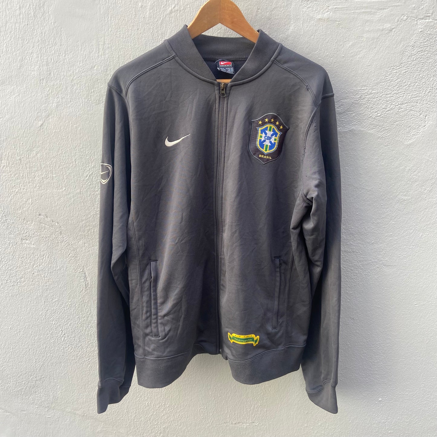 Brazil Grey Nike Track Suit