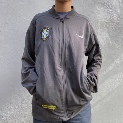 Brazil Grey Nike Track Suit