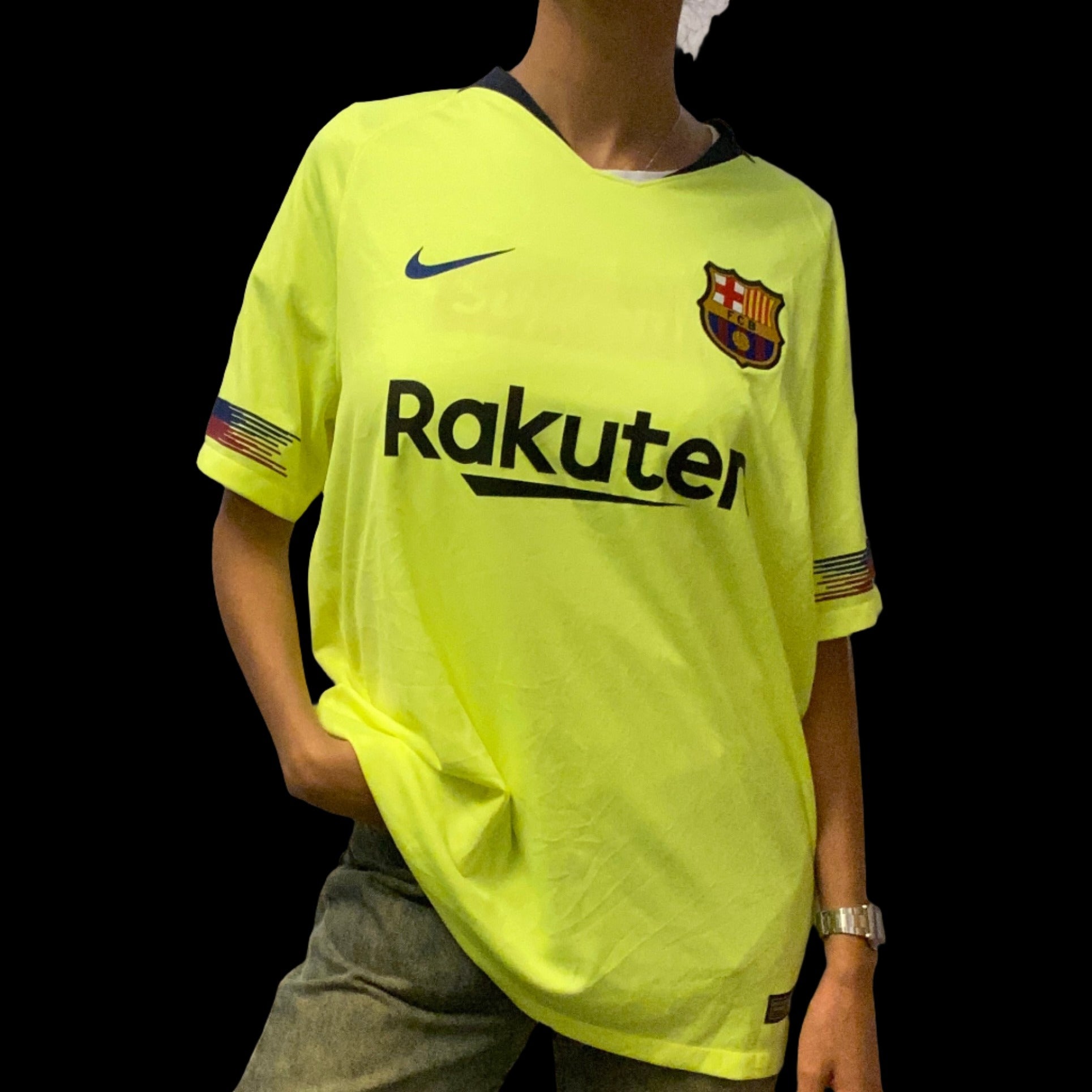 Nike FC Barcelona 2018-2019 Away Jersey front