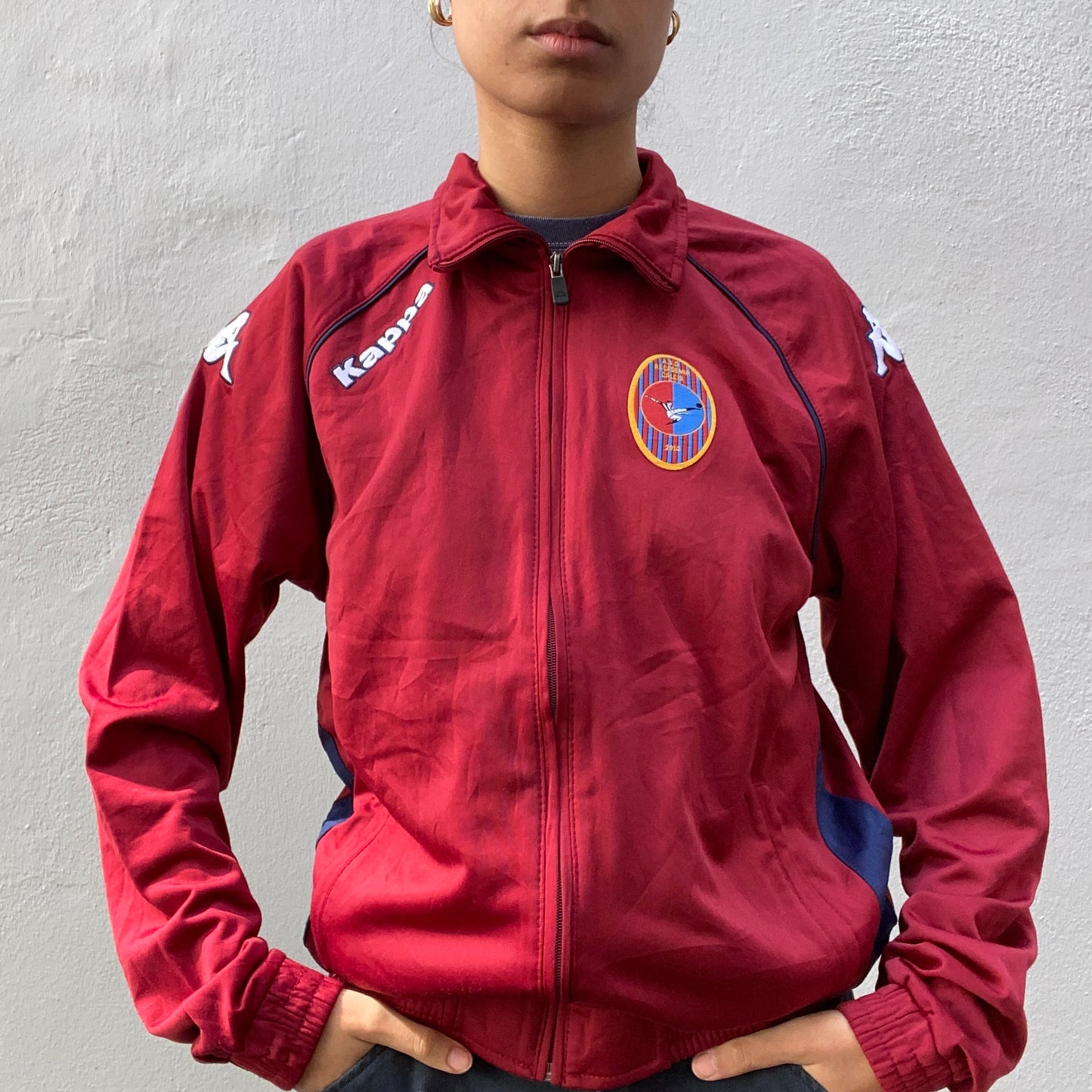 Red Calcio Kappa Track Suit front