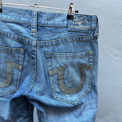 Vintage True Religion pants from 2000 back pocket