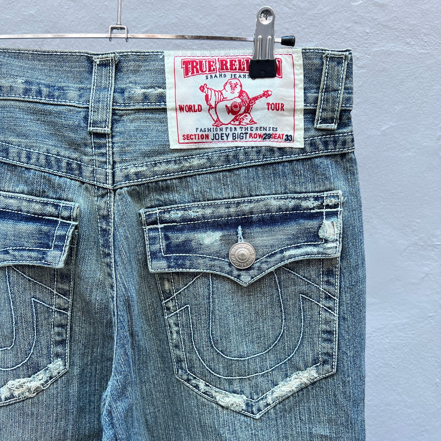 Vintage Bootcut True Religion back details