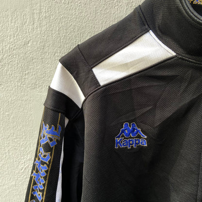 90s Japanese Black Kappa Track Suit