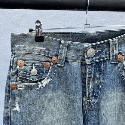 Vintage Bootcut True Religion front details