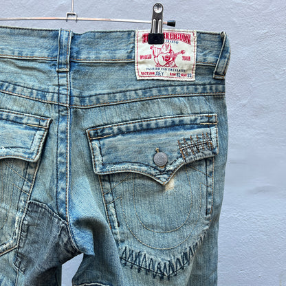 True Religion Bootcut Pants - Patchwork