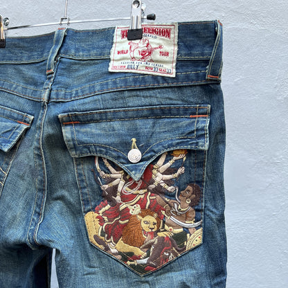 True Religion Bootcut Pants - Hindu God