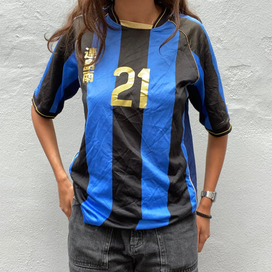 Vintage Blue Japanese Local Team Jersey