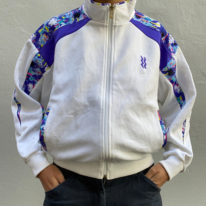 90s White Mizuno Track Suit front