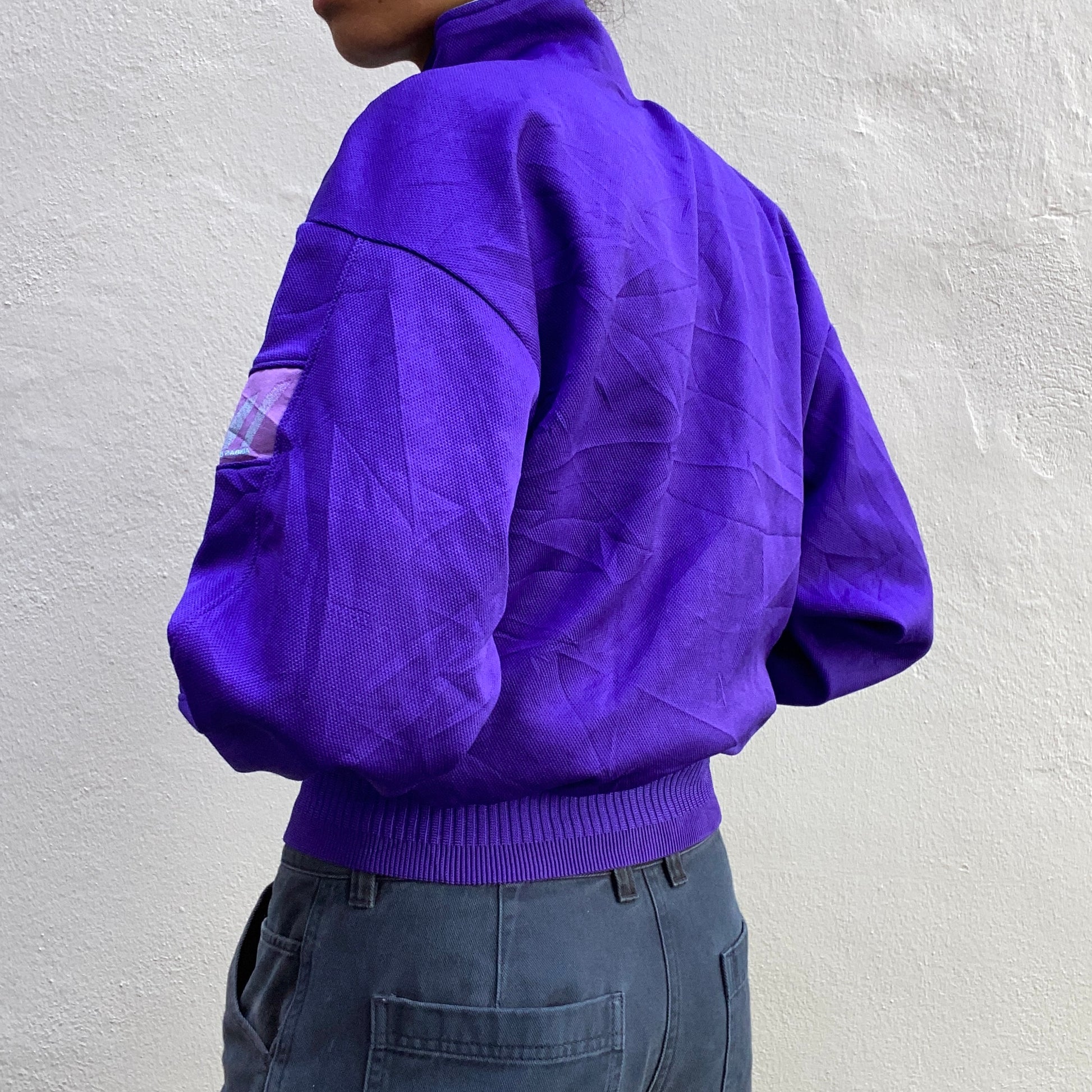 Purple Adidas Originals Track Suit Back