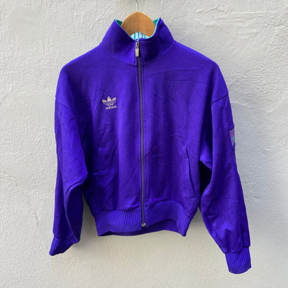 Purple Adidas Originals Track Suit