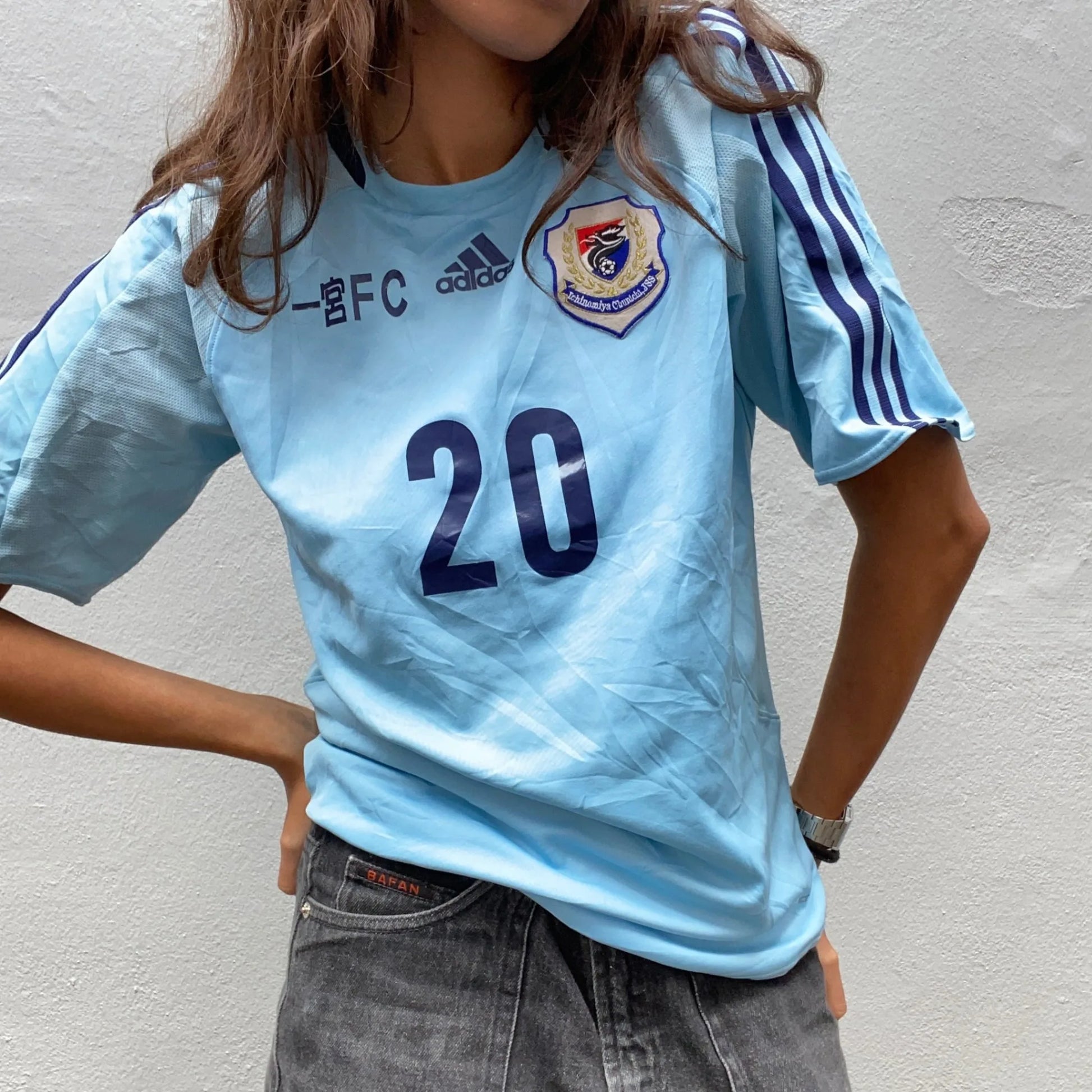 Vintage Adidas Light Blue Jersey