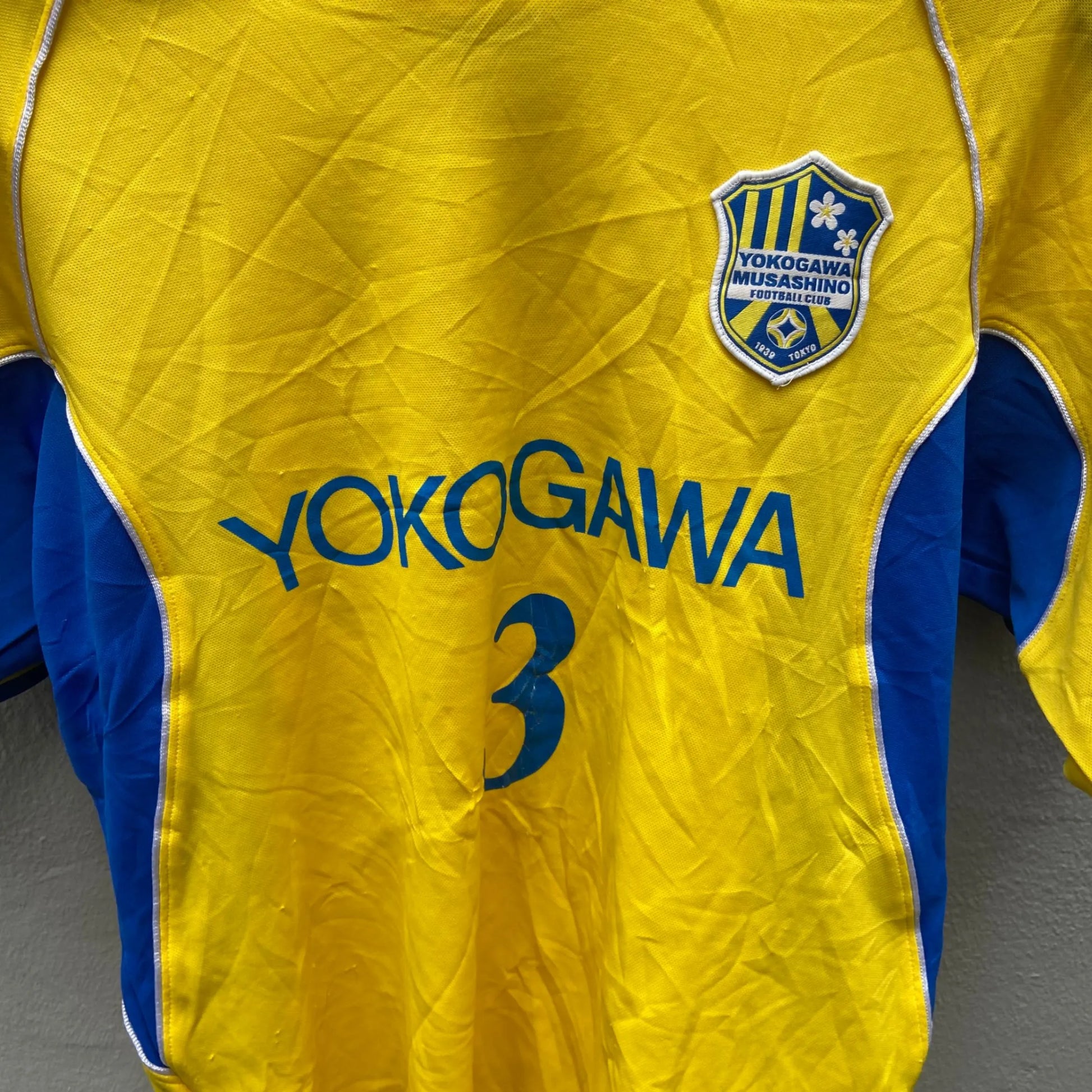 Vintage Yellow Japanese Local Team Jersey