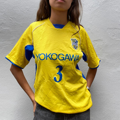 Vintage Yellow Japanese Local Team Jersey