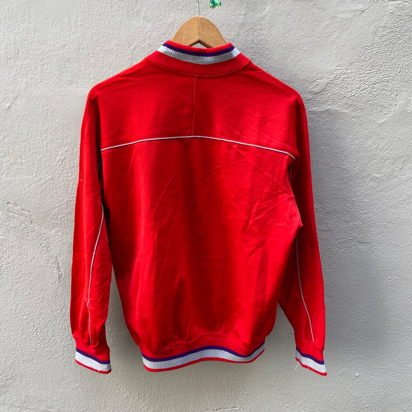 80s Red Asics Track Suit
