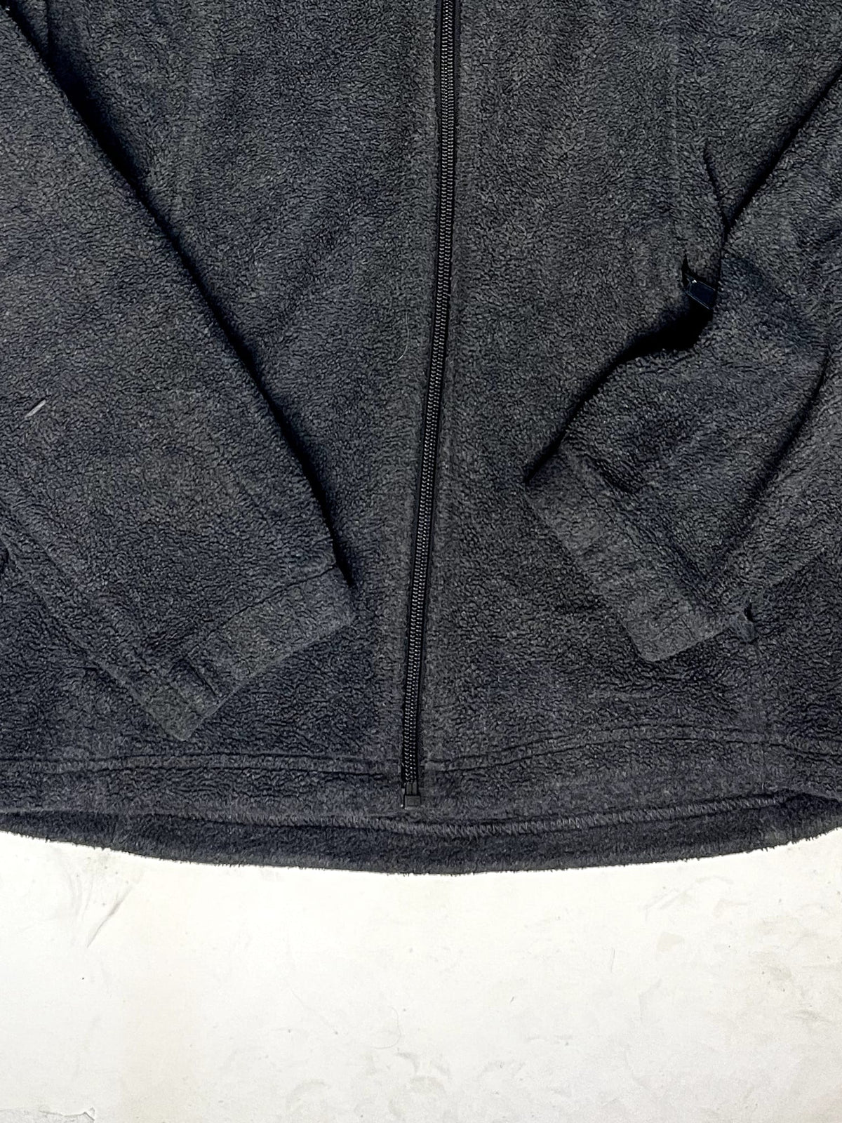 Vintage Columbia Gray Full-zip Fleece Jacket