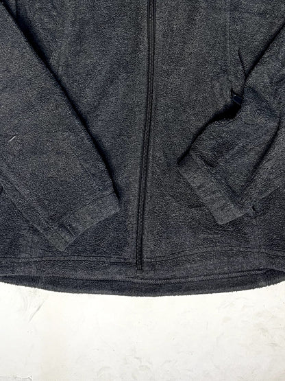 Vintage Columbia Gray Full-zip Fleece Jacket