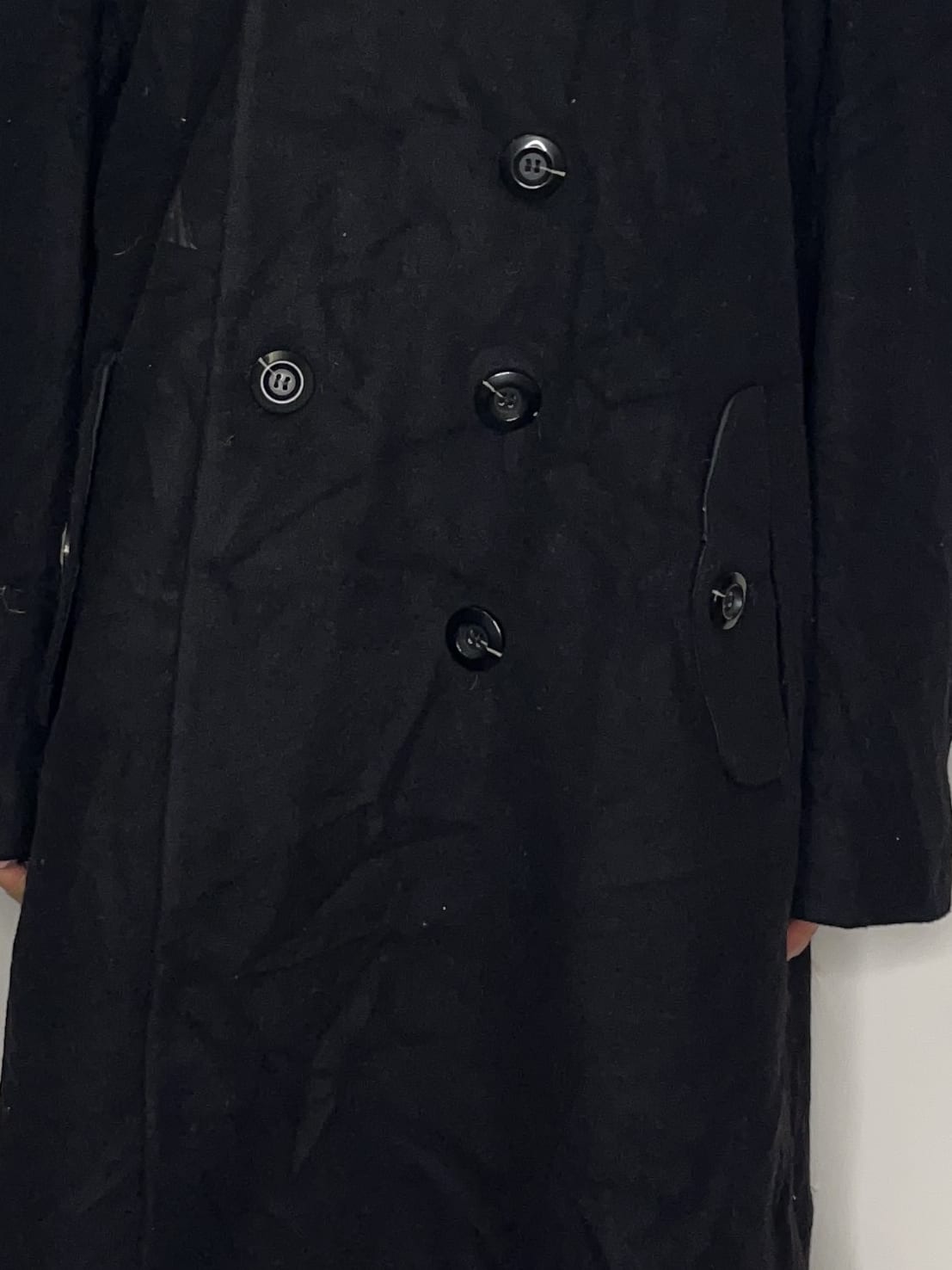 Vintage Harvé Benard Pour La Femme By Gene Co. Holtzman Black Overcoat Coats & Jackets