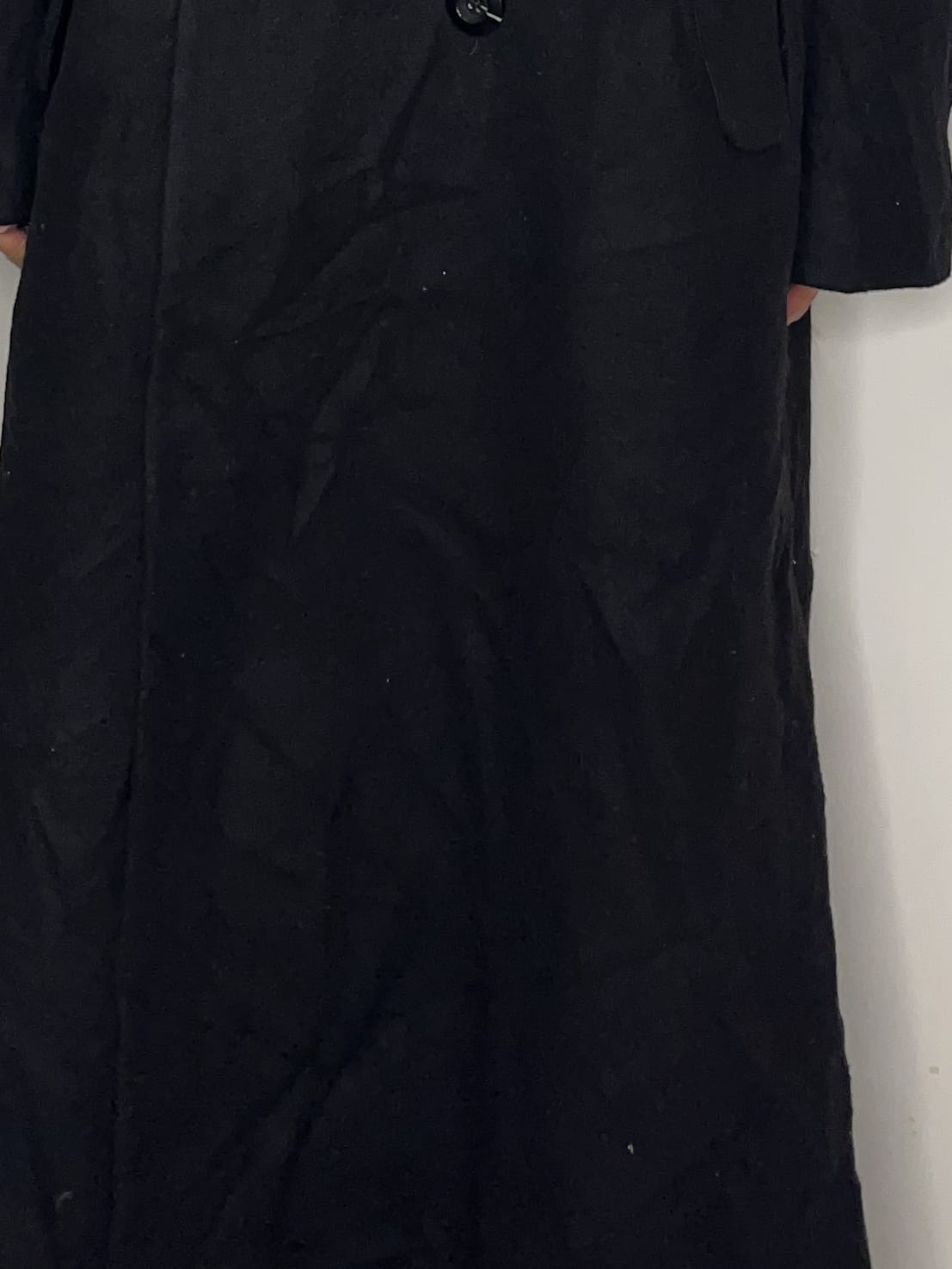 Vintage Harvé Benard Pour La Femme By Gene Co. Holtzman Black Overcoat Coats & Jackets