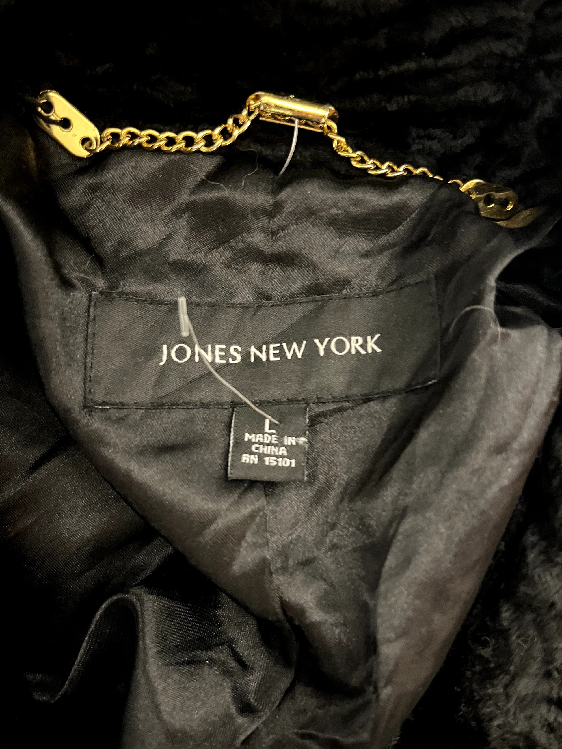 Vintage Jones New York Black Coat